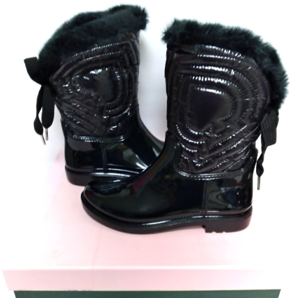 New Kate Spade New York Womens Stormy Rain Boots 6M